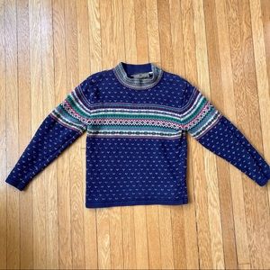 Vintage fair isle sweater